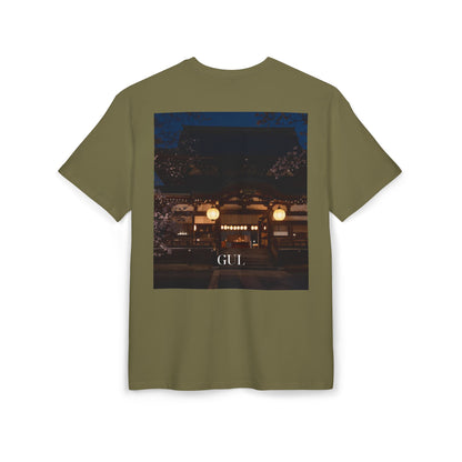 Floral &amp; Nightscape Graphic Tee — Bird of Paradise Photo Print