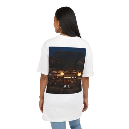 Floral &amp; Nightscape Graphic Tee — Bird of Paradise Photo Print