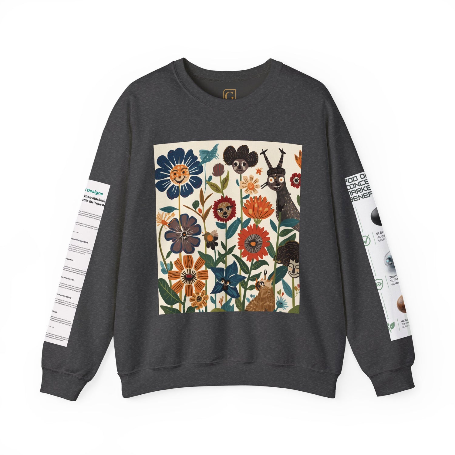 Floral Garden Crewneck Sweatshirt