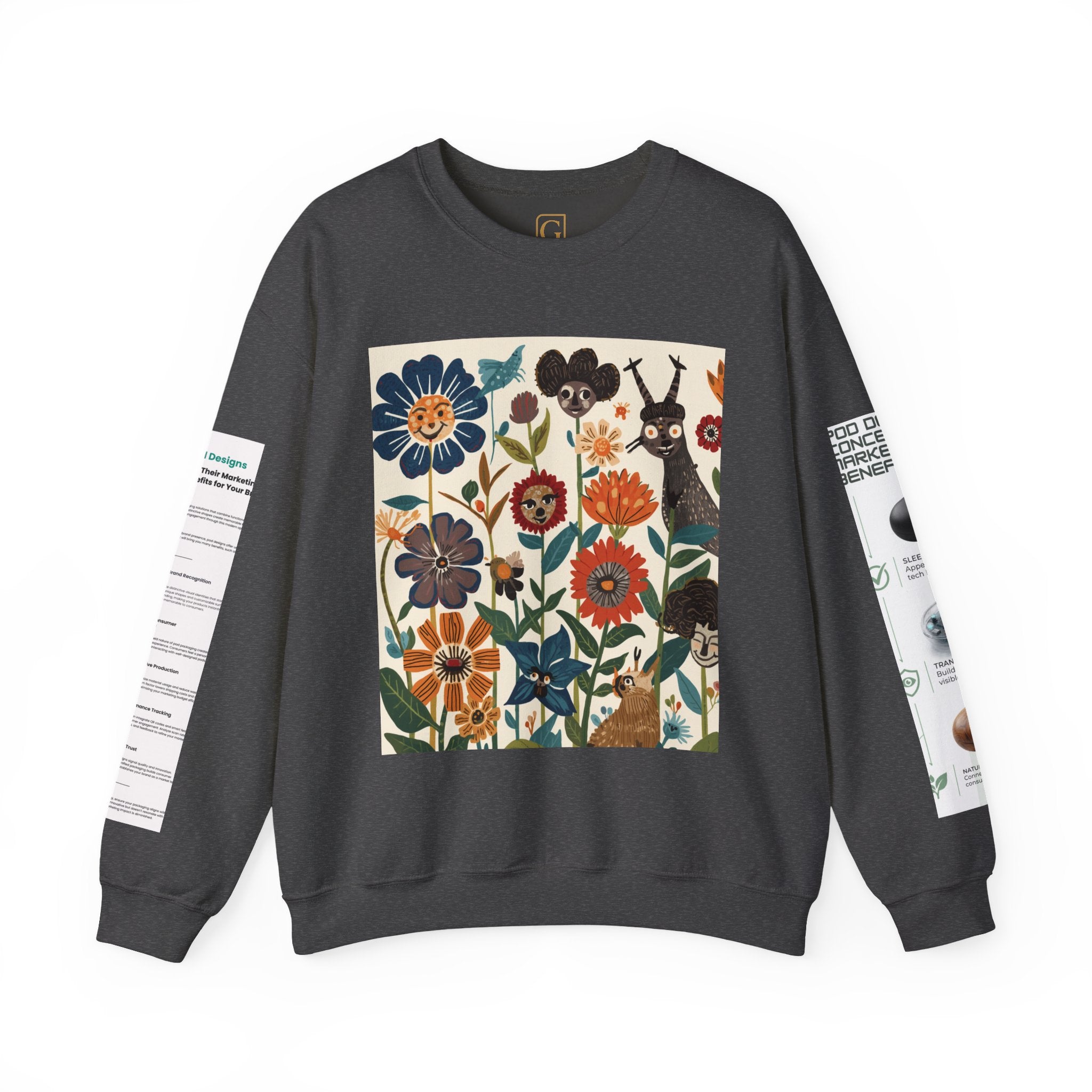 Floral Garden Crewneck Sweatshirt