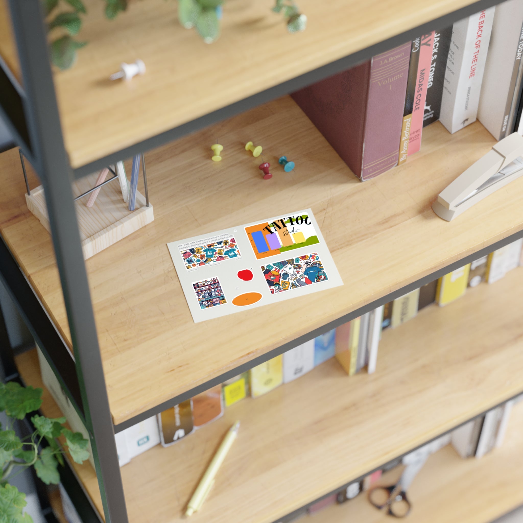 Colorful Sticker Sheets — Retro Tattoo &amp; Pop Art Icons