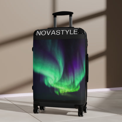 Aurora Sky Carry-On Suitcase — Northern Lights Travel Luggage