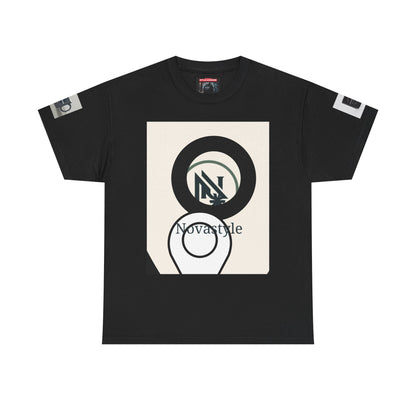 Graphic Tee — Novastyle Minimal Logo &amp; Poster Print T-Shirt