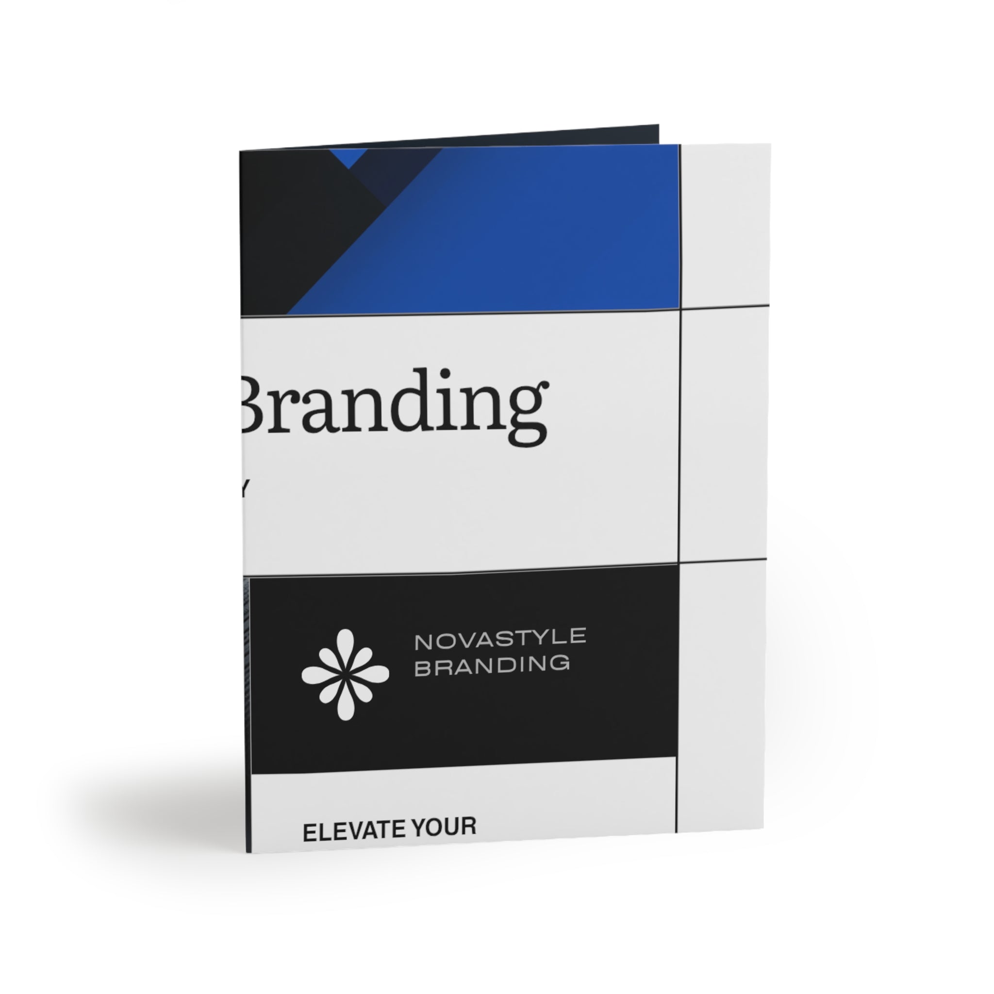 Branding Greeting Cards Set — Blank Business Note Cards (8/16/24 pcs)