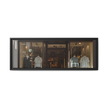 Framed Matte Canvas Print — Boutique Shopfront Photography