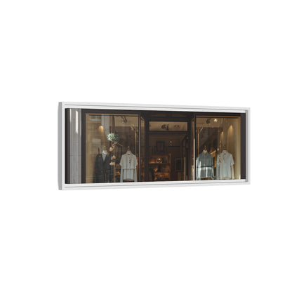 Framed Matte Canvas Print — Boutique Shopfront Photography