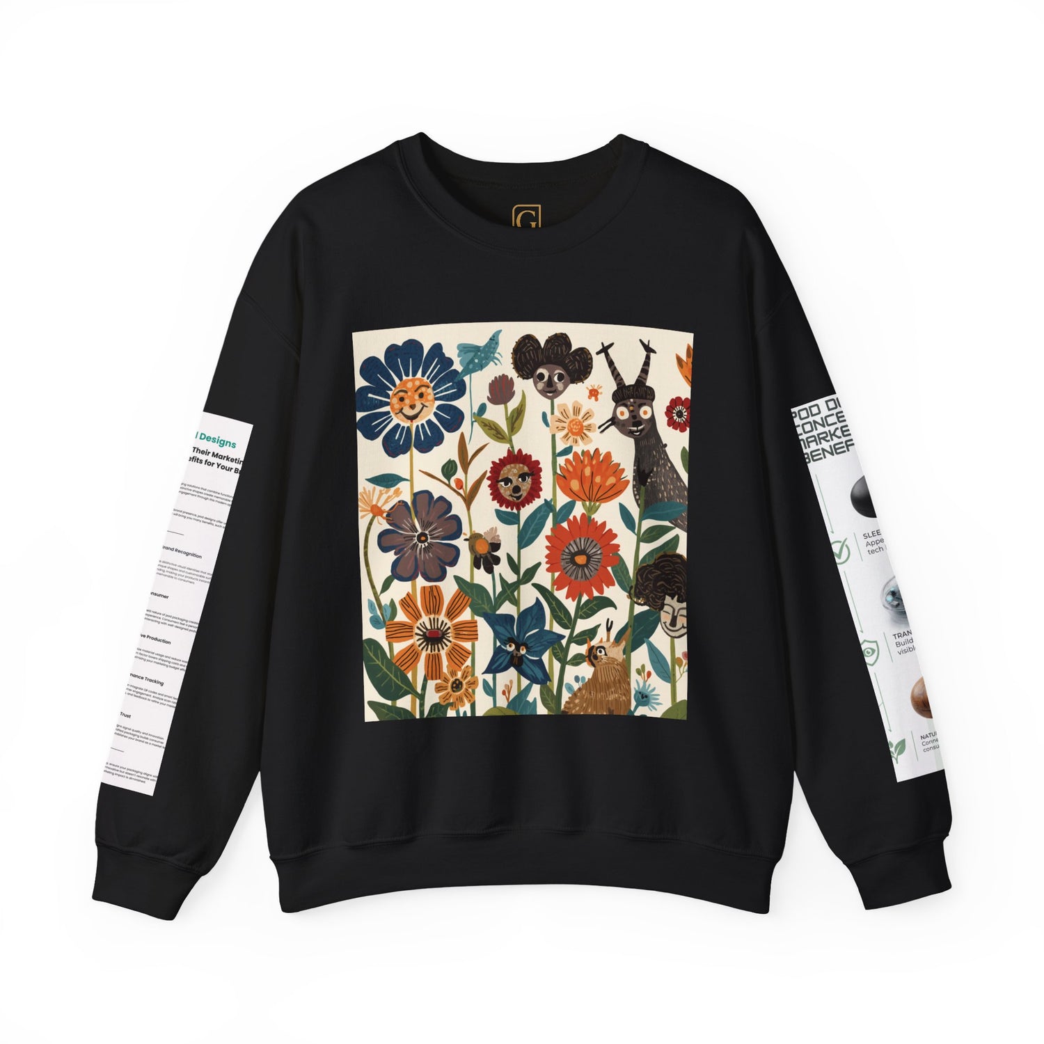 Floral Garden Crewneck Sweatshirt
