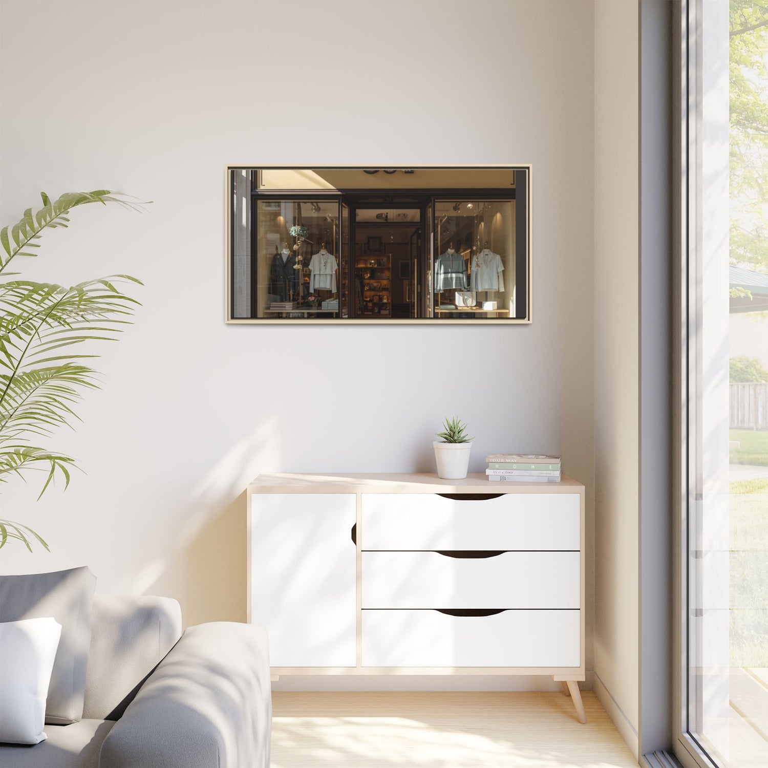 Framed Matte Canvas Print — Boutique Shopfront Photography