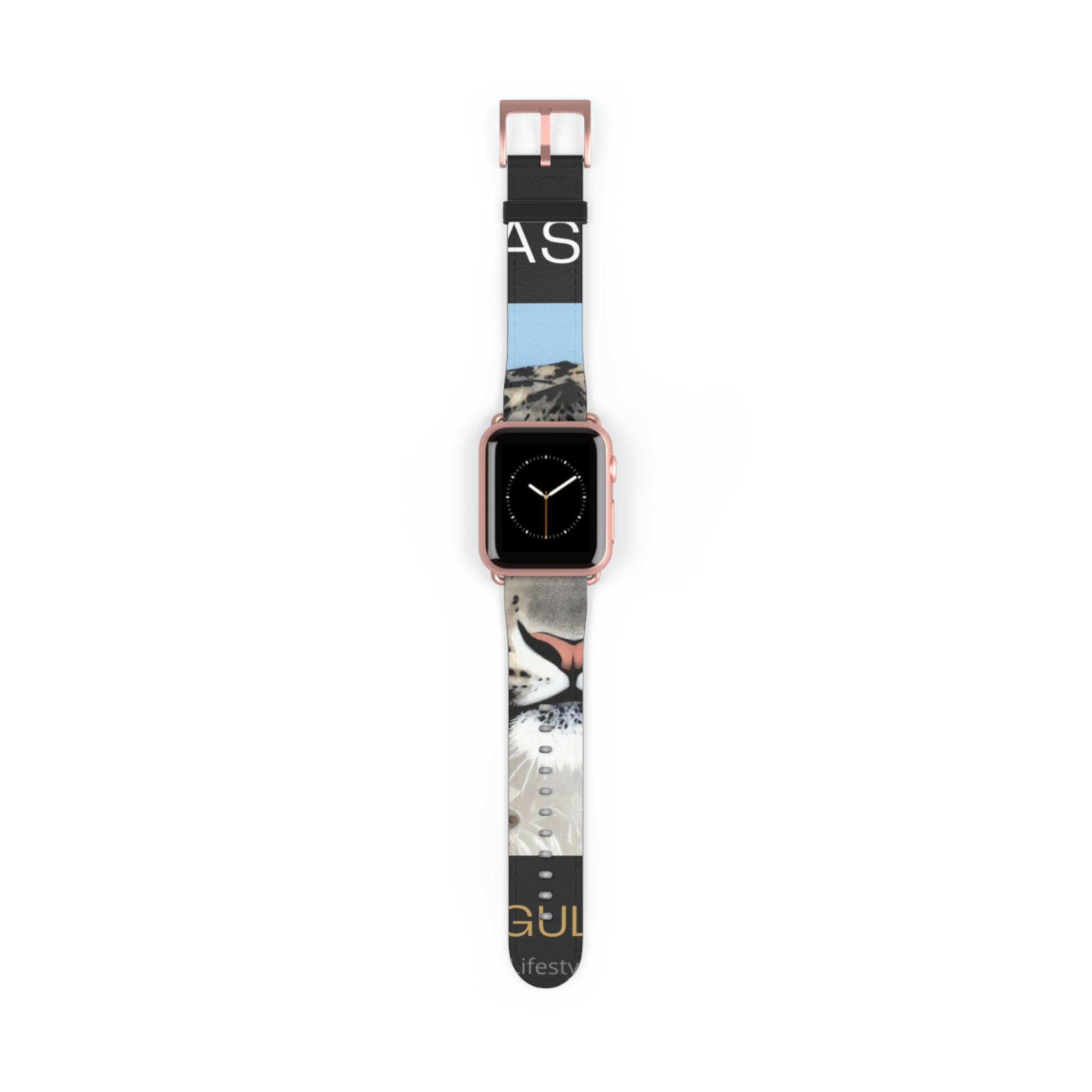Cat Face Watch Band — Cute Printed Strap for Apple Watch