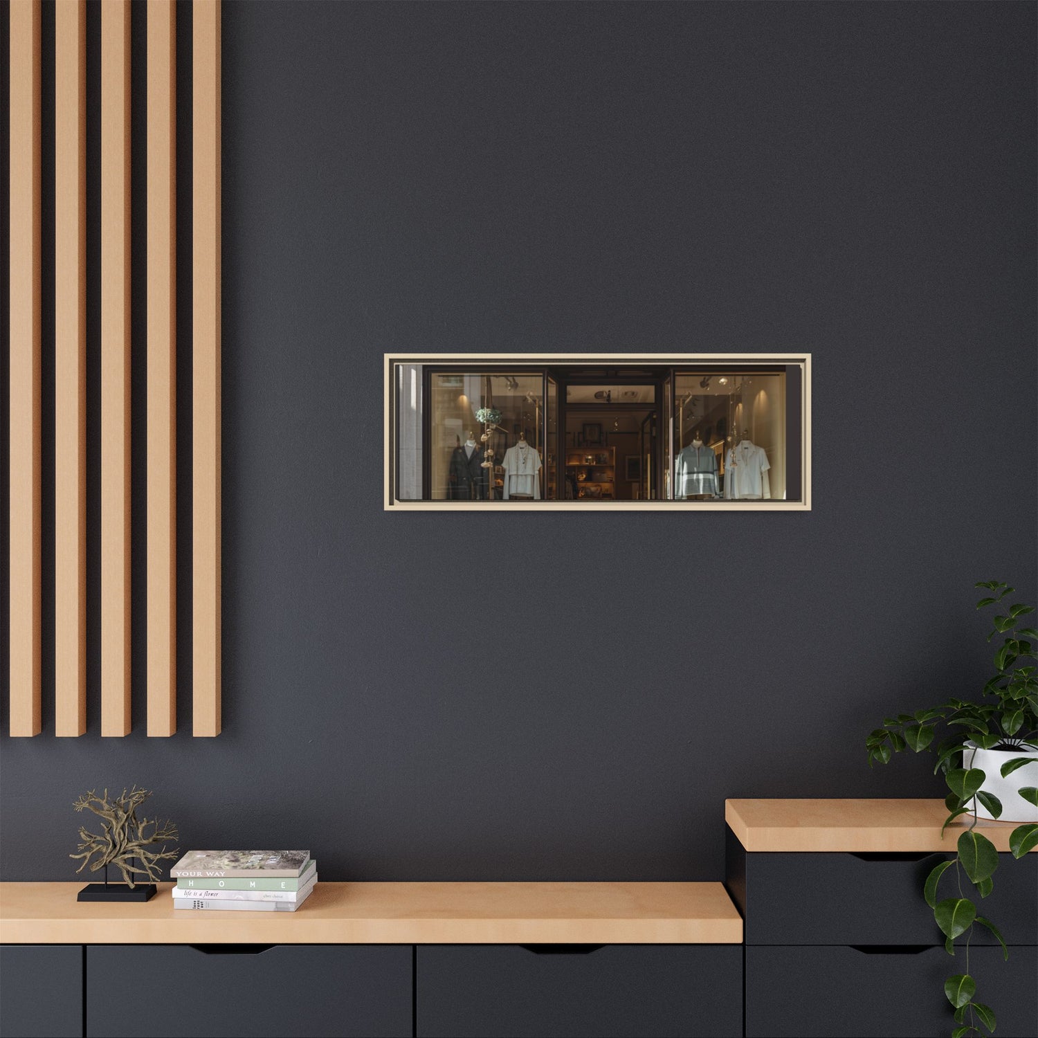 Framed Matte Canvas Print — Boutique Shopfront Photography