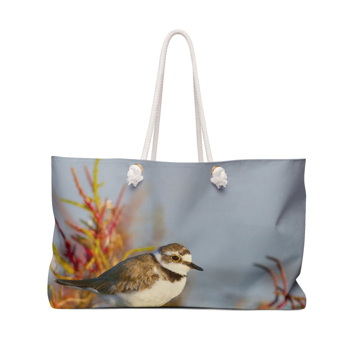 Custom Design Weekender Bag | Shorebird Killdeer Photo Travel Tote