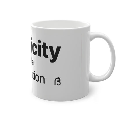 Simplicity Is the Ultimate Sophistication Mug — 11oz Minimalist Coffee Cup