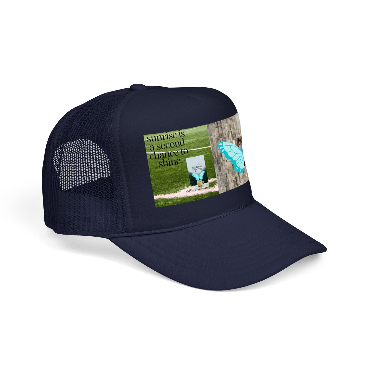 Butterfly Memorial Trucker Hat — In Loving Memory Grave Marker Cap