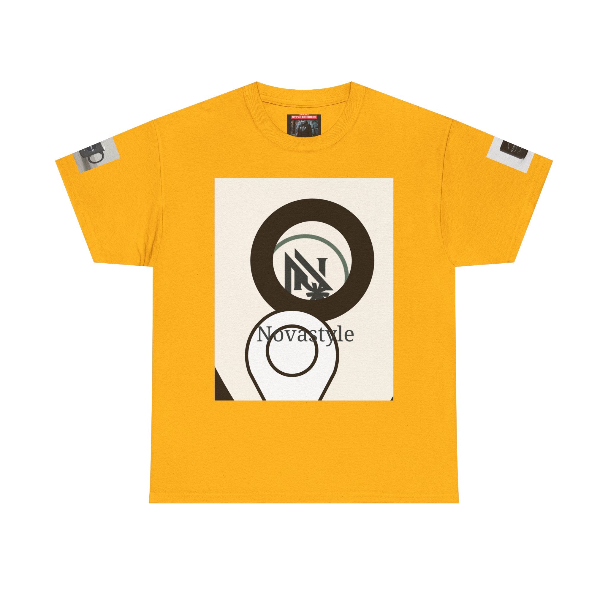 Graphic Tee — Novastyle Minimal Logo &amp; Poster Print T-Shirt