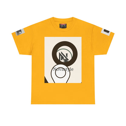 Graphic Tee — Novastyle Minimal Logo &amp; Poster Print T-Shirt