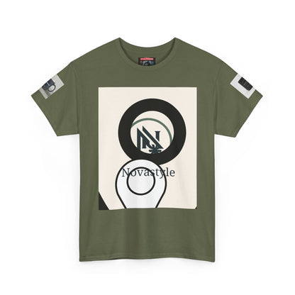 Graphic Tee — Novastyle Minimal Logo &amp; Poster Print T-Shirt