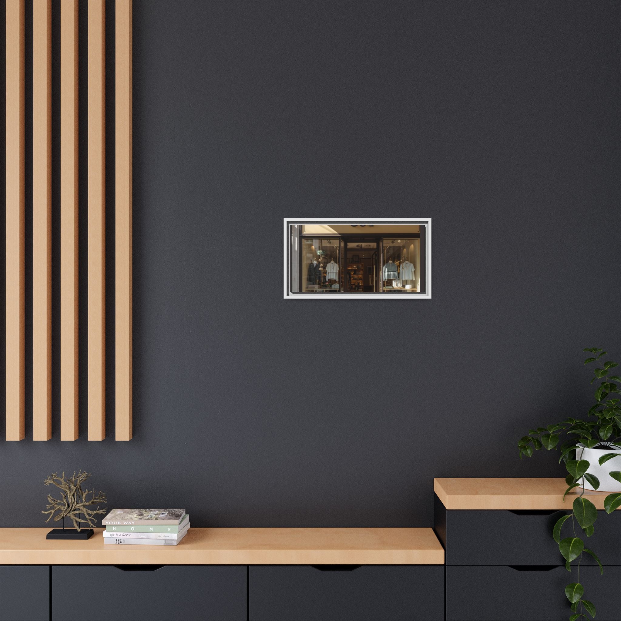 Framed Matte Canvas Print — Boutique Shopfront Photography