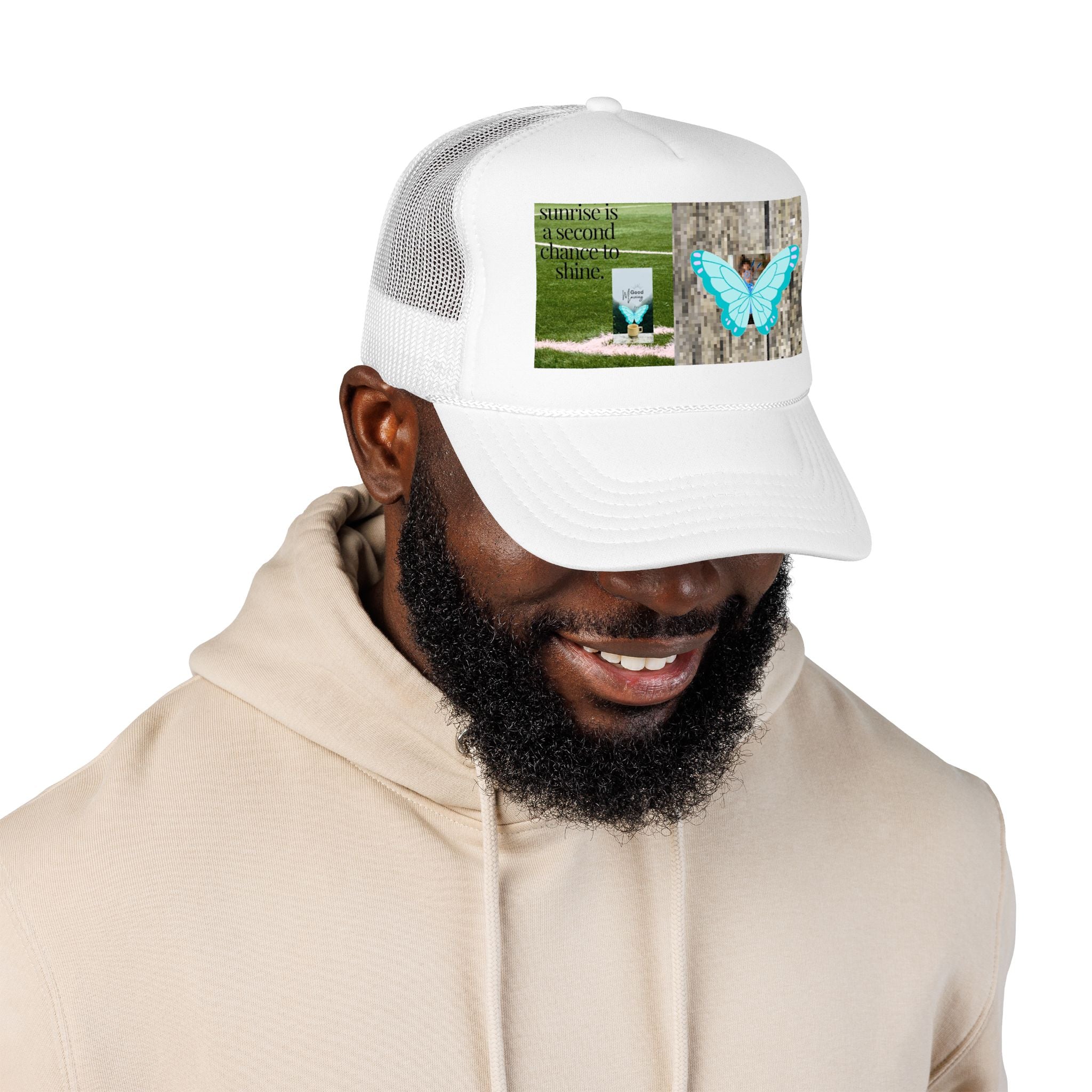 Custom Design Cap | Butterfly Nature Photo Print Snapback Hat