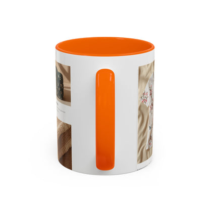 Butterfly Accent Coffee Mug — Blue Butterfly Collage 11/15oz