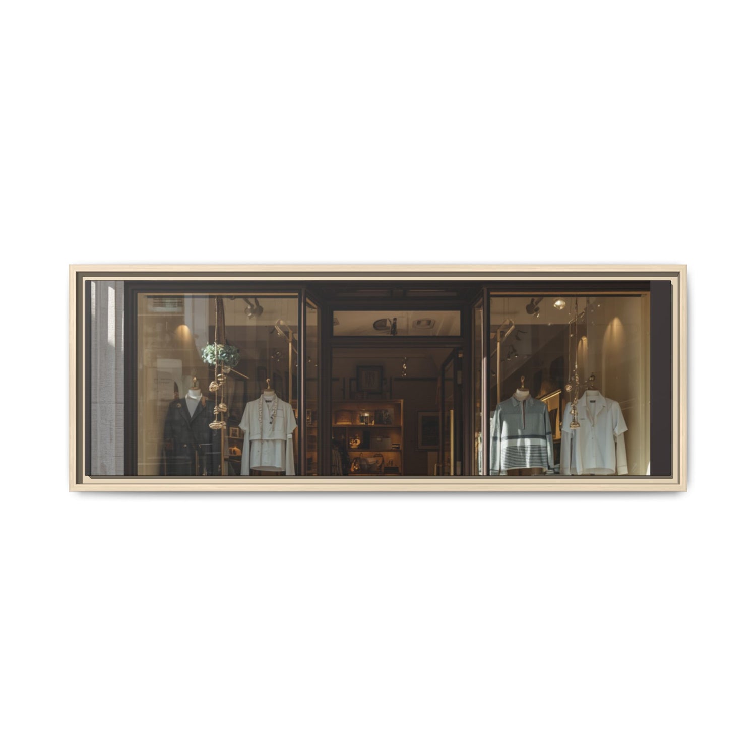 Framed Matte Canvas Print — Boutique Shopfront Photography
