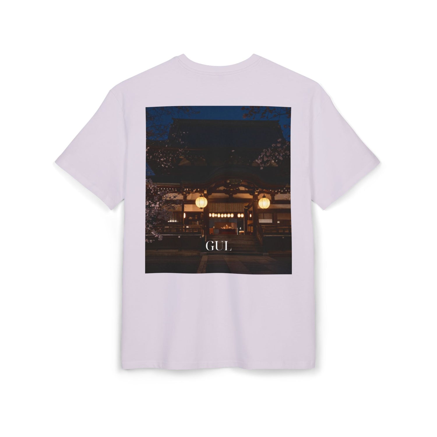 Floral &amp; Nightscape Graphic Tee — Bird of Paradise Photo Print