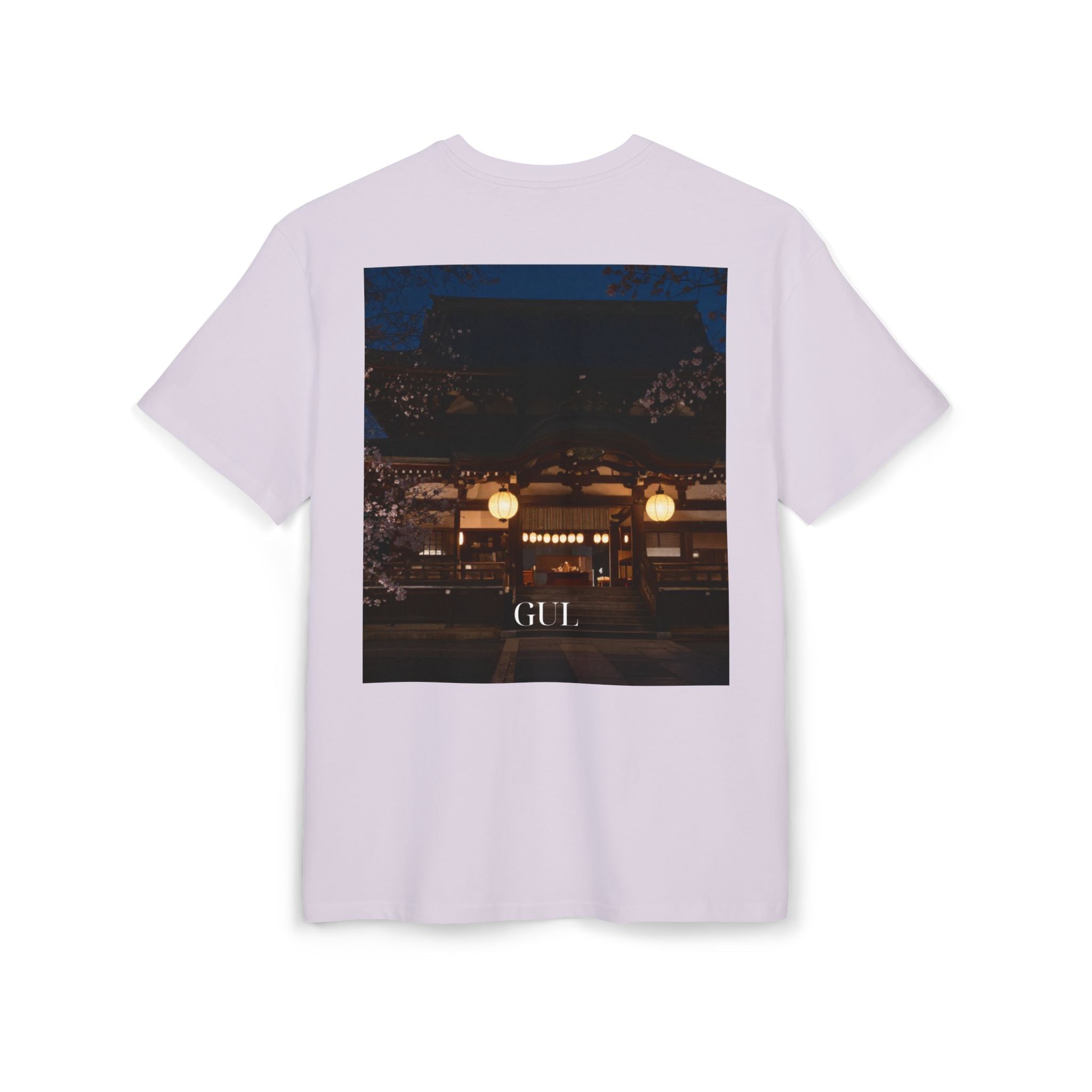 Floral &amp; Nightscape Graphic Tee — Bird of Paradise Photo Print