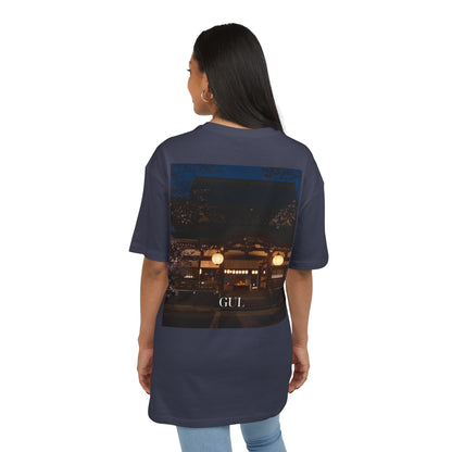 Floral &amp; Nightscape Graphic Tee — Bird of Paradise Photo Print