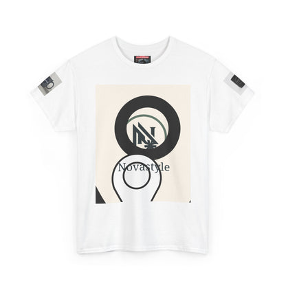 Graphic Tee — Novastyle Minimal Logo &amp; Poster Print T-Shirt