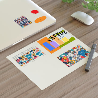 Colorful Sticker Sheets — Retro Tattoo &amp; Pop Art Icons