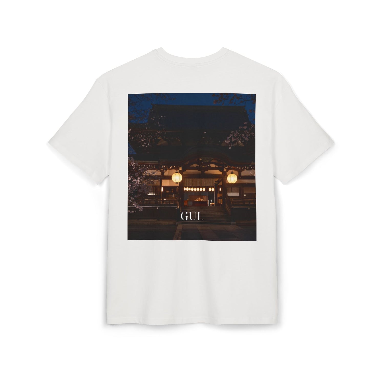 Floral &amp; Nightscape Graphic Tee — Bird of Paradise Photo Print