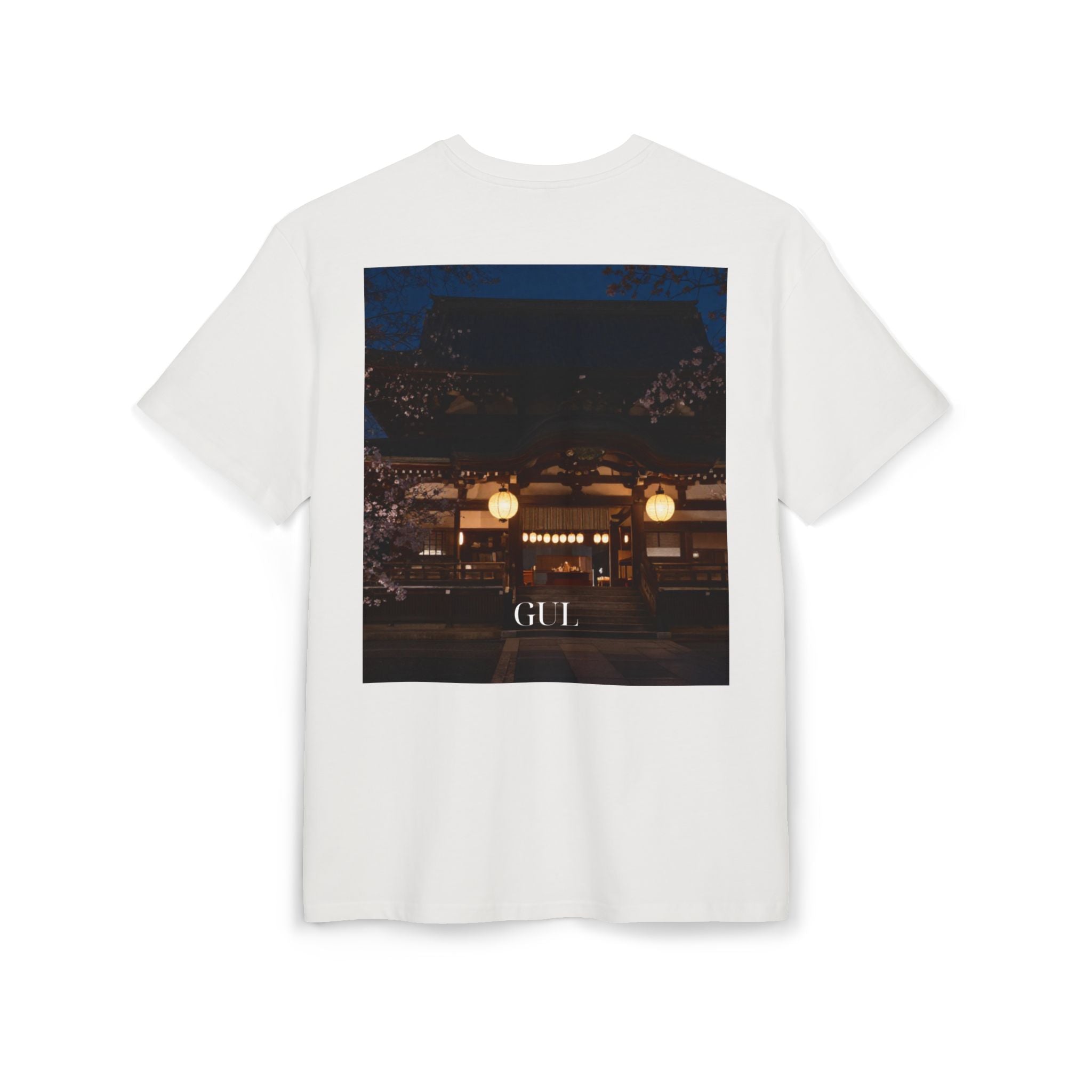 Floral &amp; Nightscape Graphic Tee — Bird of Paradise Photo Print