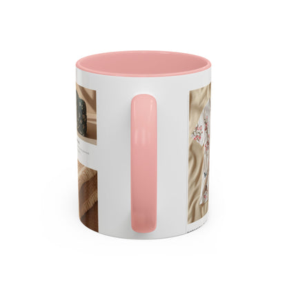 Butterfly Accent Coffee Mug — Blue Butterfly Collage 11/15oz