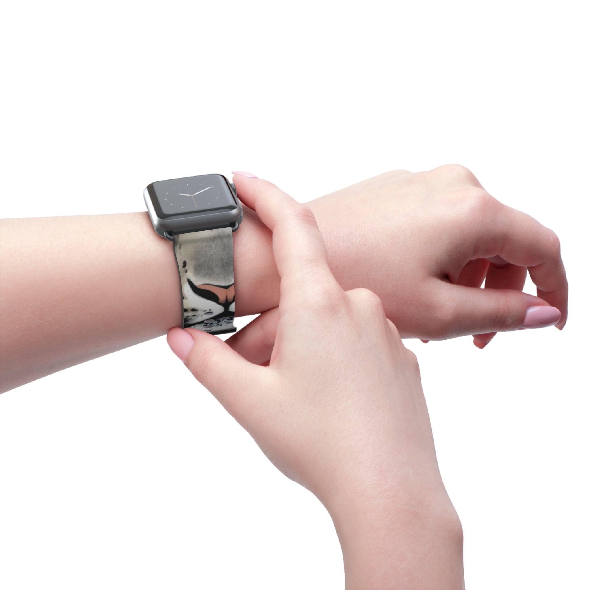 Cat Face Watch Band — Cute Printed Strap for Apple Watch