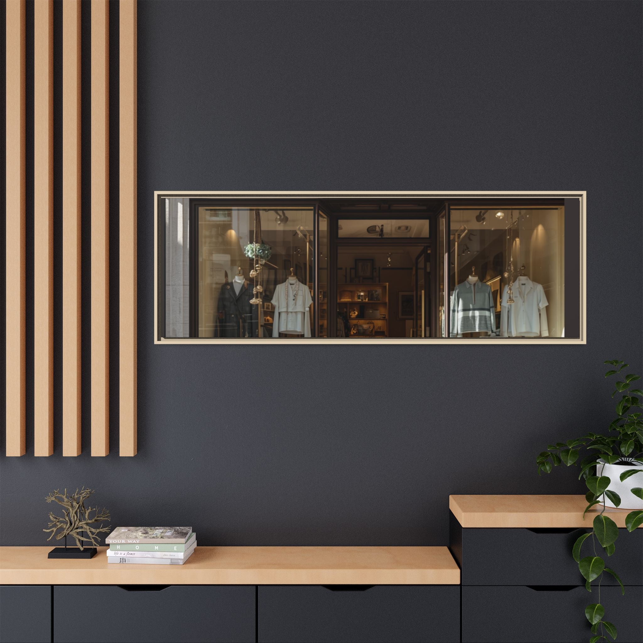 Framed Matte Canvas Print — Boutique Shopfront Photography