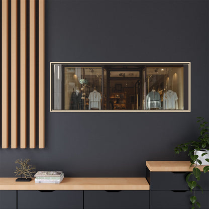 Framed Matte Canvas Print — Boutique Shopfront Photography