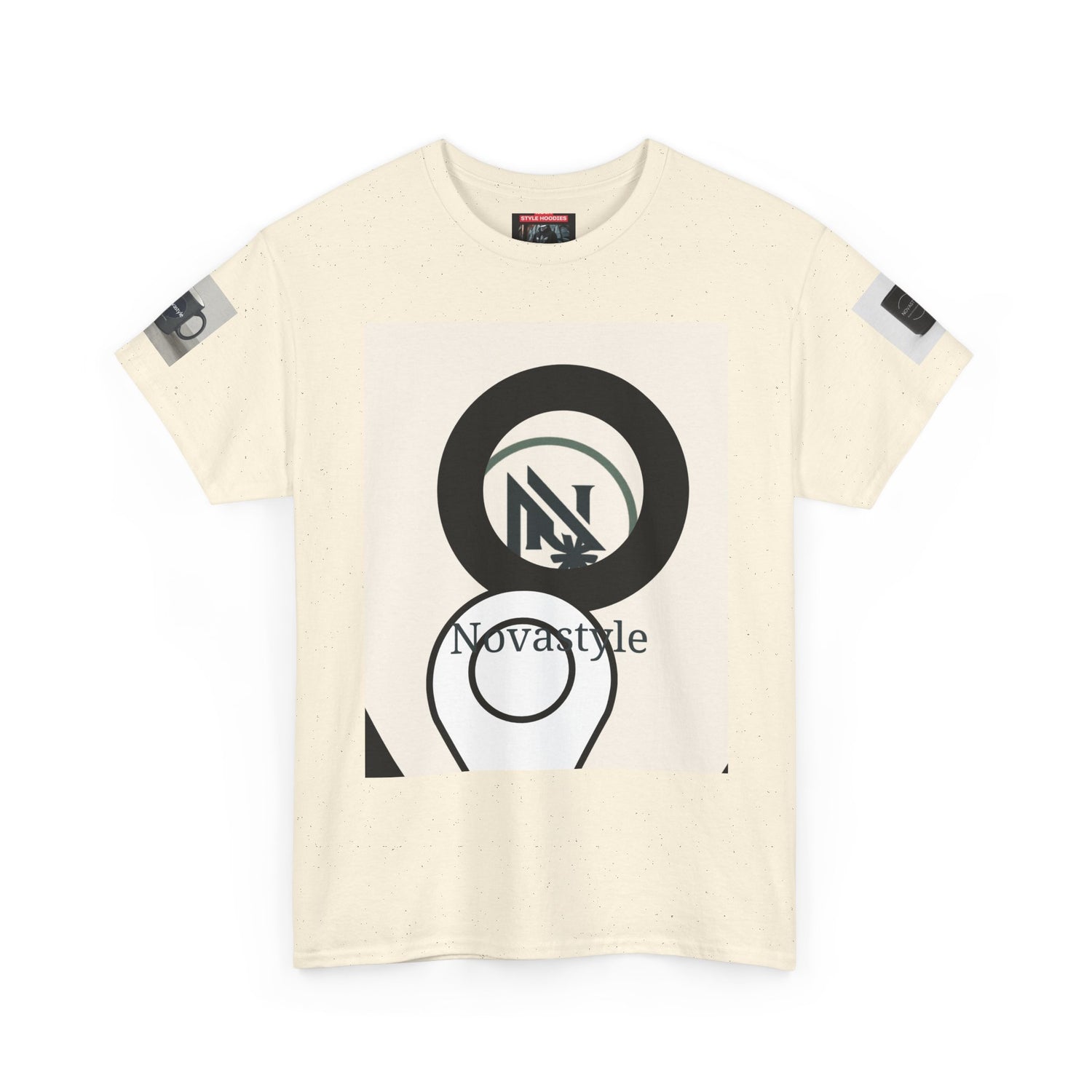 Graphic Tee — Novastyle Minimal Logo &amp; Poster Print T-Shirt