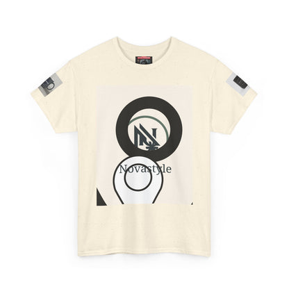Graphic Tee — Novastyle Minimal Logo &amp; Poster Print T-Shirt