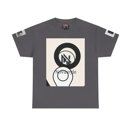 Graphic Tee — Novastyle Minimal Logo &amp; Poster Print T-Shirt