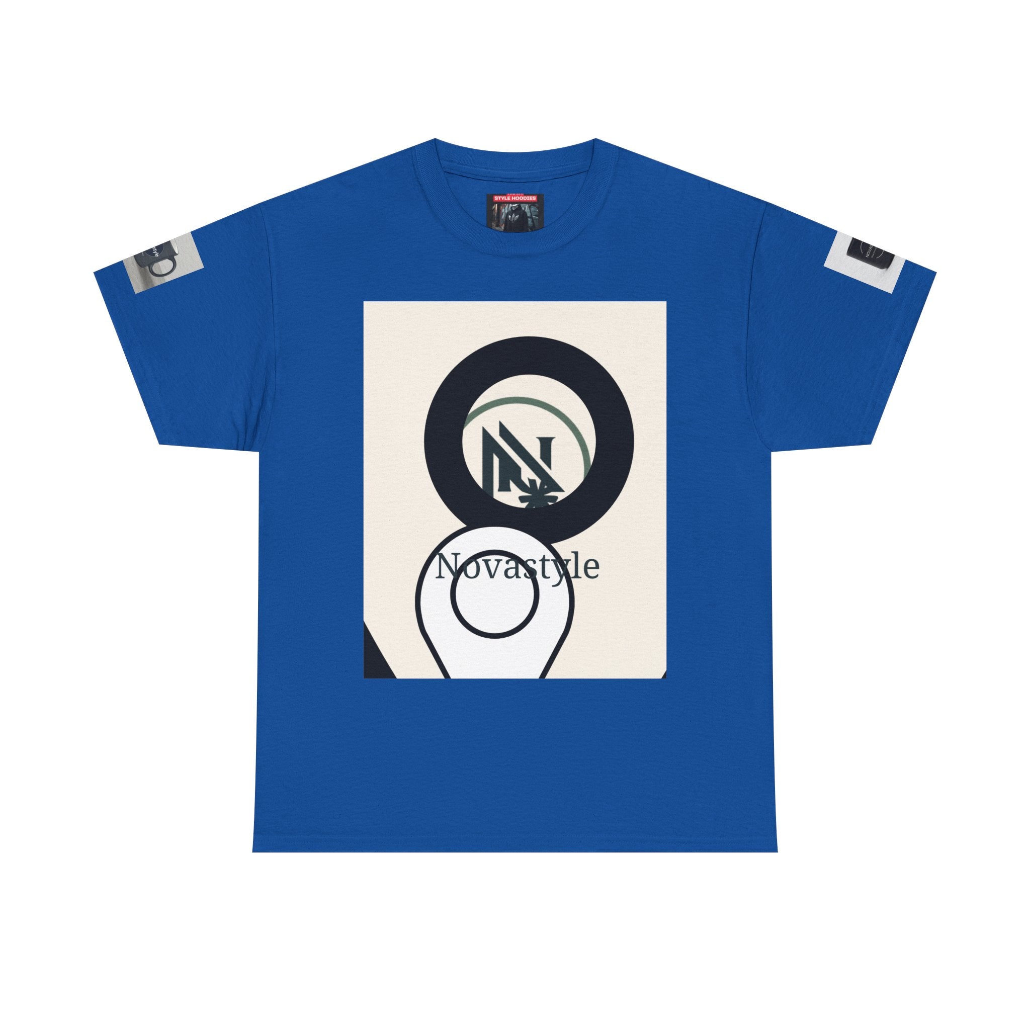 Graphic Tee — Novastyle Minimal Logo &amp; Poster Print T-Shirt