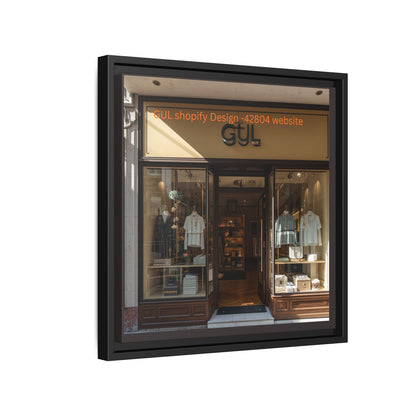 Framed Matte Canvas Print — Boutique Shopfront Photography