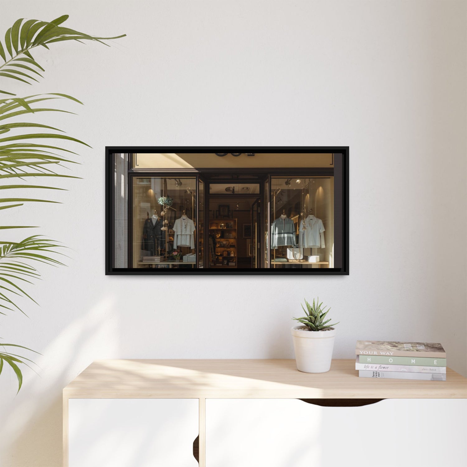 Framed Matte Canvas Print — Boutique Shopfront Photography