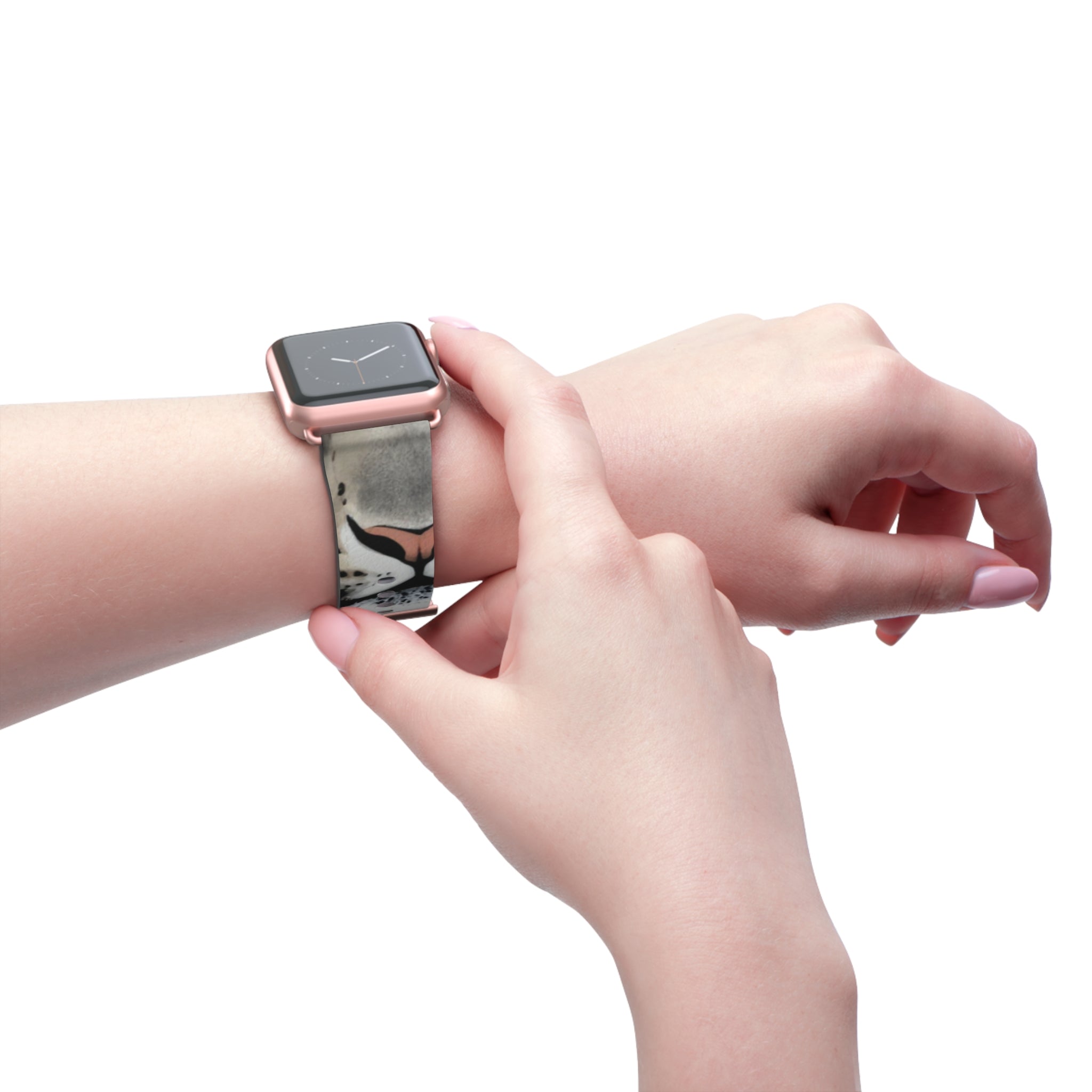 Cat Face Watch Band — Cute Printed Strap for Apple Watch