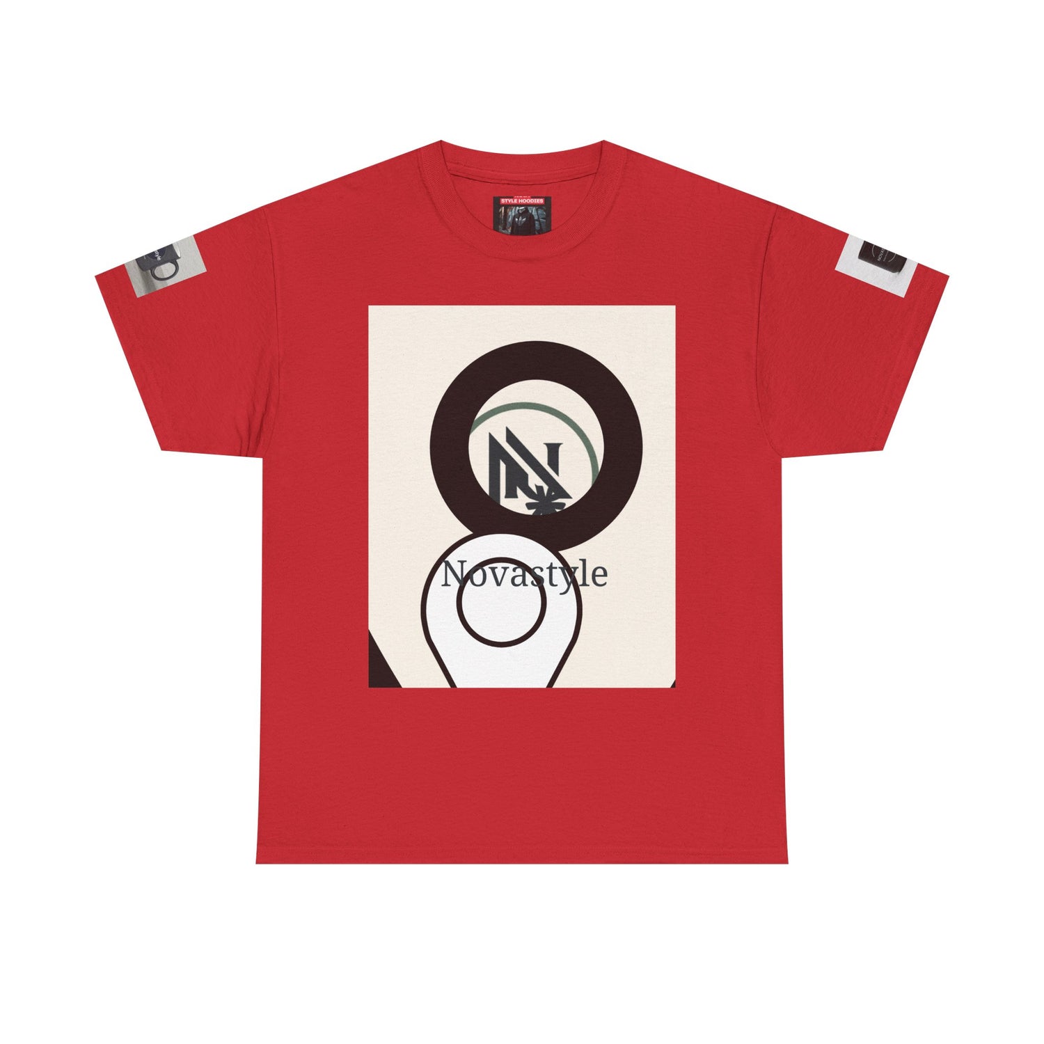 Graphic Tee — Novastyle Minimal Logo &amp; Poster Print T-Shirt