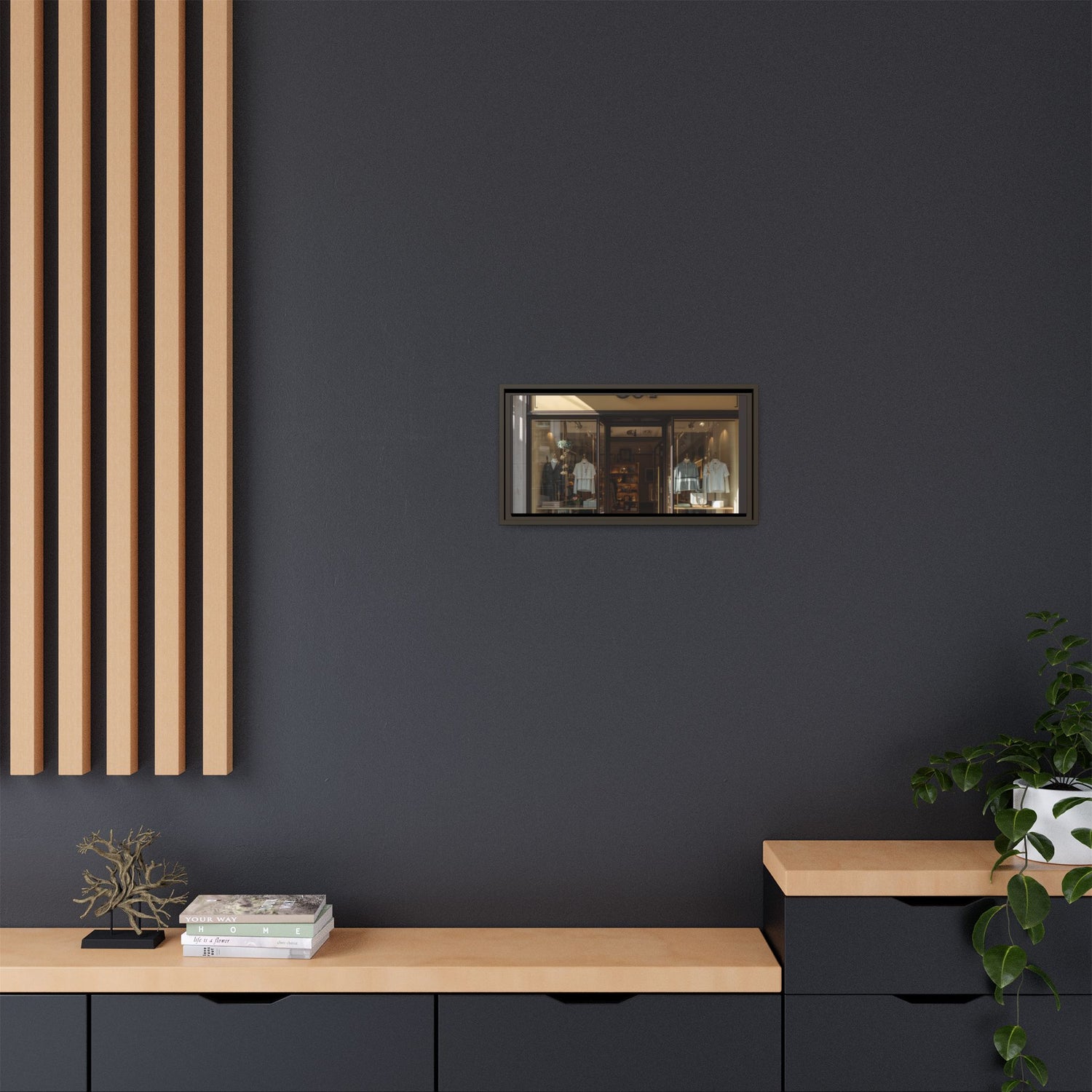 Framed Matte Canvas Print — Boutique Shopfront Photography