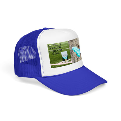 Butterfly Memorial Trucker Hat — In Loving Memory Grave Marker Cap
