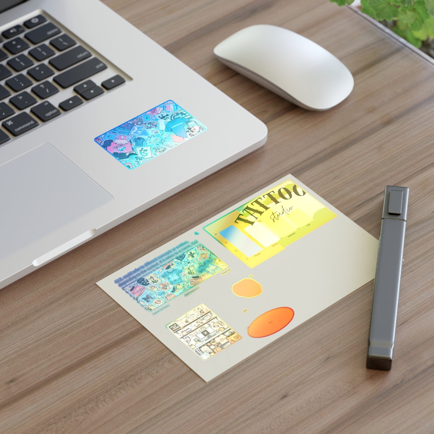 Colorful Sticker Sheets — Retro Tattoo &amp; Pop Art Icons