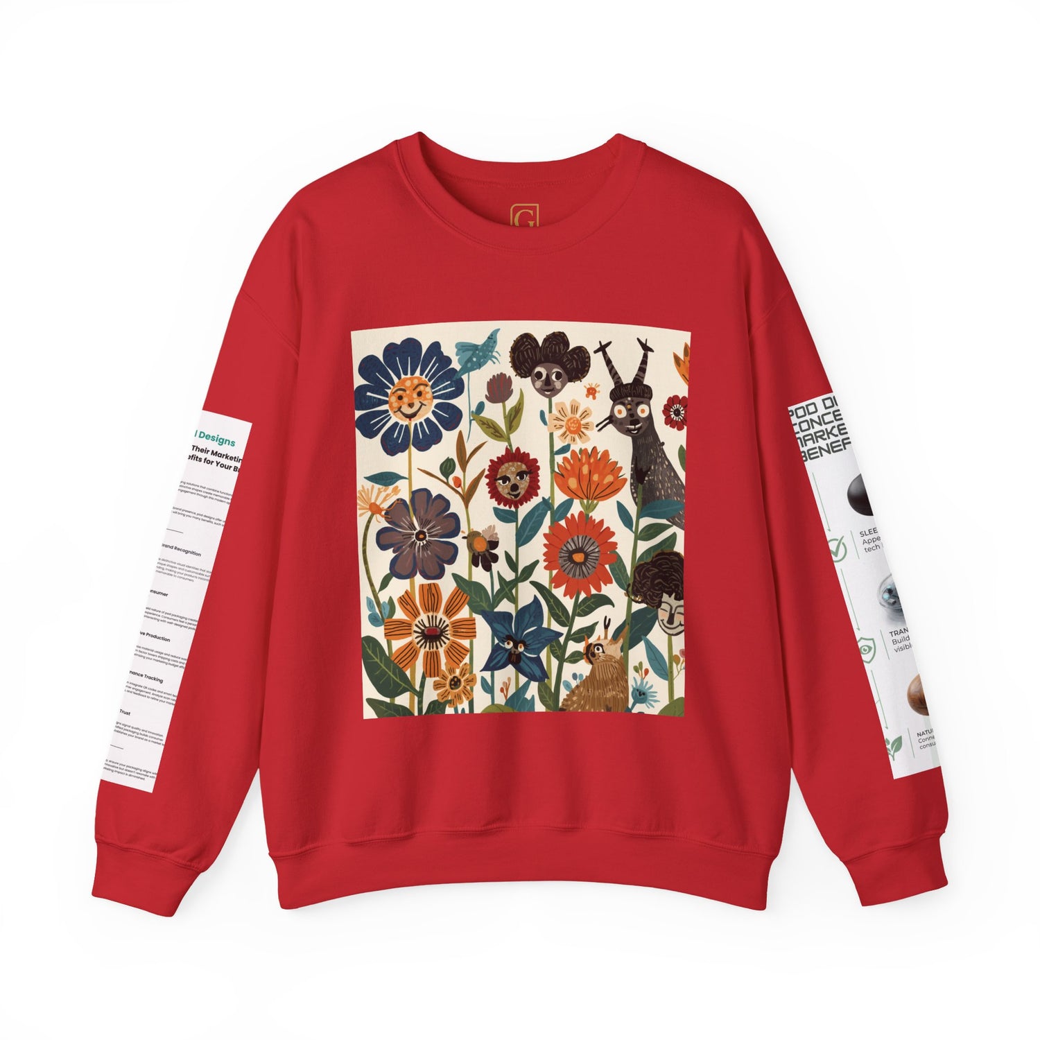 Floral Garden Crewneck Sweatshirt
