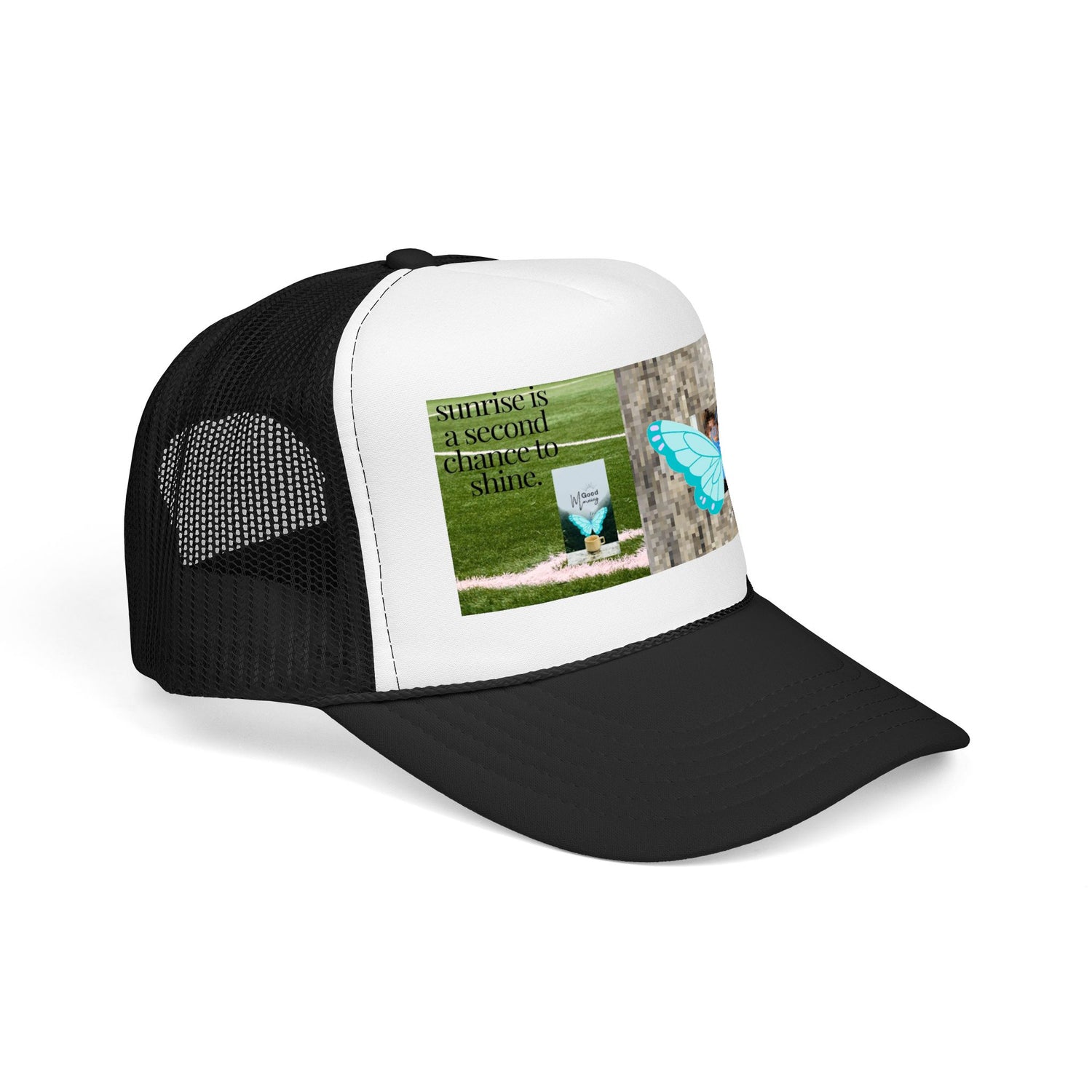 Butterfly Memorial Trucker Hat — In Loving Memory Grave Marker Cap
