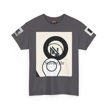 Graphic Tee — Novastyle Minimal Logo &amp; Poster Print T-Shirt