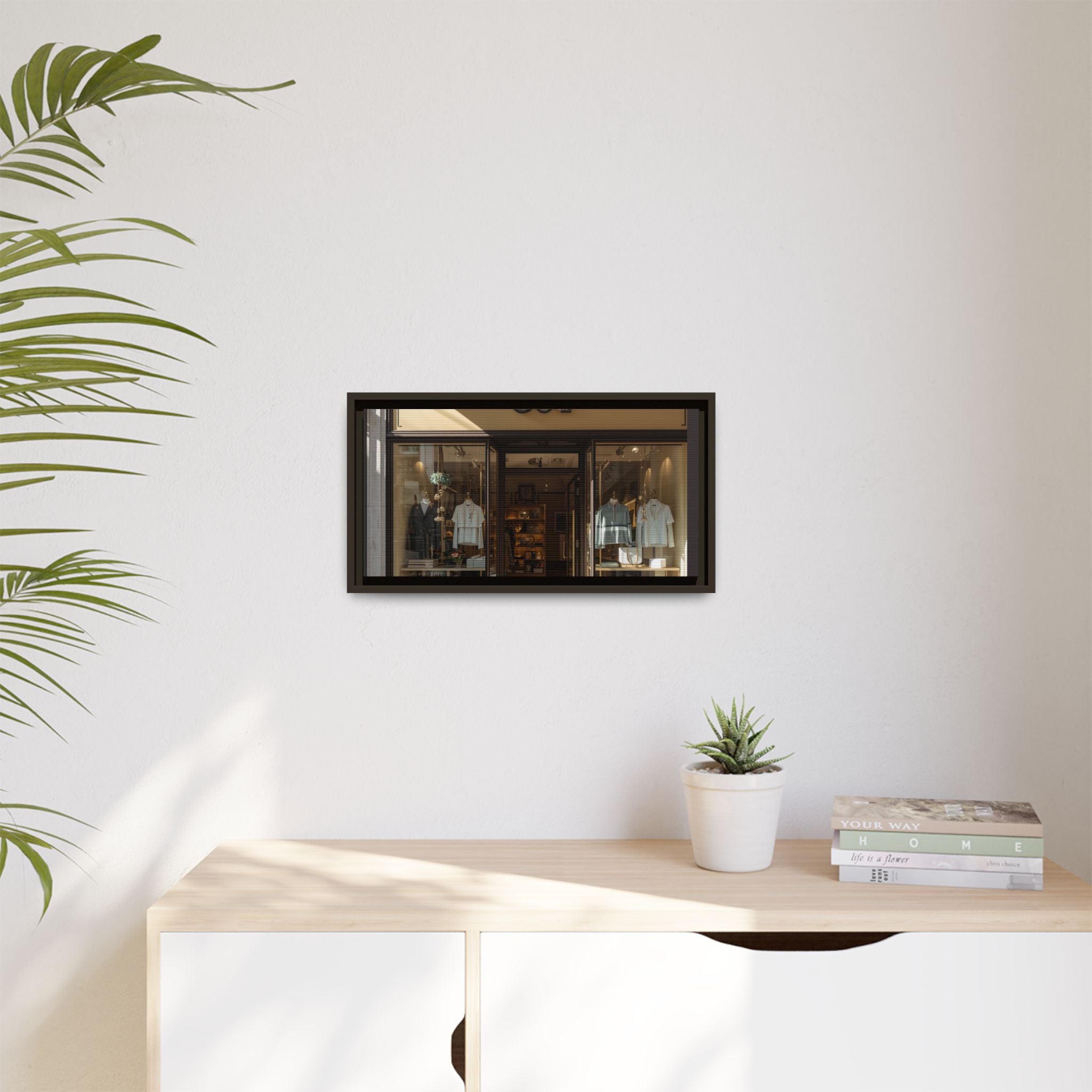 Framed Matte Canvas Print — Boutique Shopfront Photography